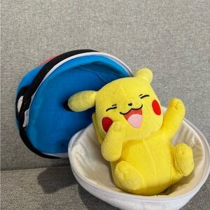 Yellow Plush Toy with Blue and White Cap